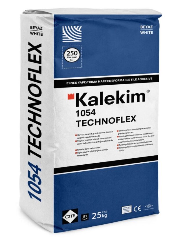 TECHNOFLEX 1054 - چسب پودری پرسلان پلاس تکنوفلکس 1054 مخصوص اسلب 25 کیلویی - Kalekim