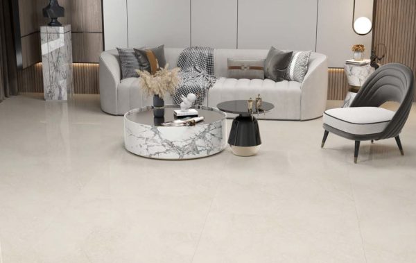 آرمانی Armani - سرامیک آرمانی کرم مدل کار شده 100x100 - کاشی پارس