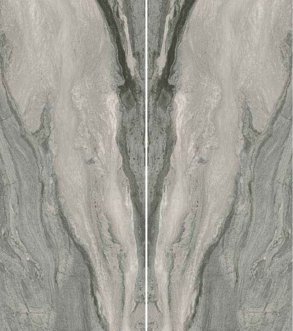 ST-040 - سرامیک اسلب بوک مچ ST040 طوسی تیره 120x280 3D Fit Matt - مگاکر Megaker