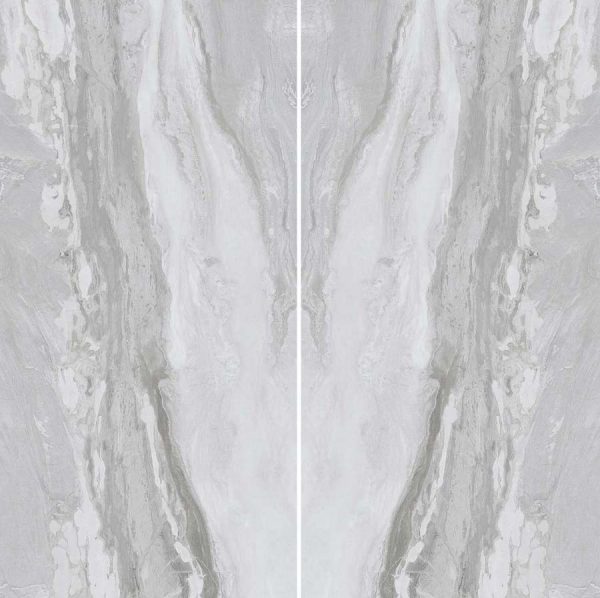 ST-040 - سرامیک اسلب بوک مچ ST040 طوسی روشن 120x280 3D Fit Matt - مگاکر Megaker